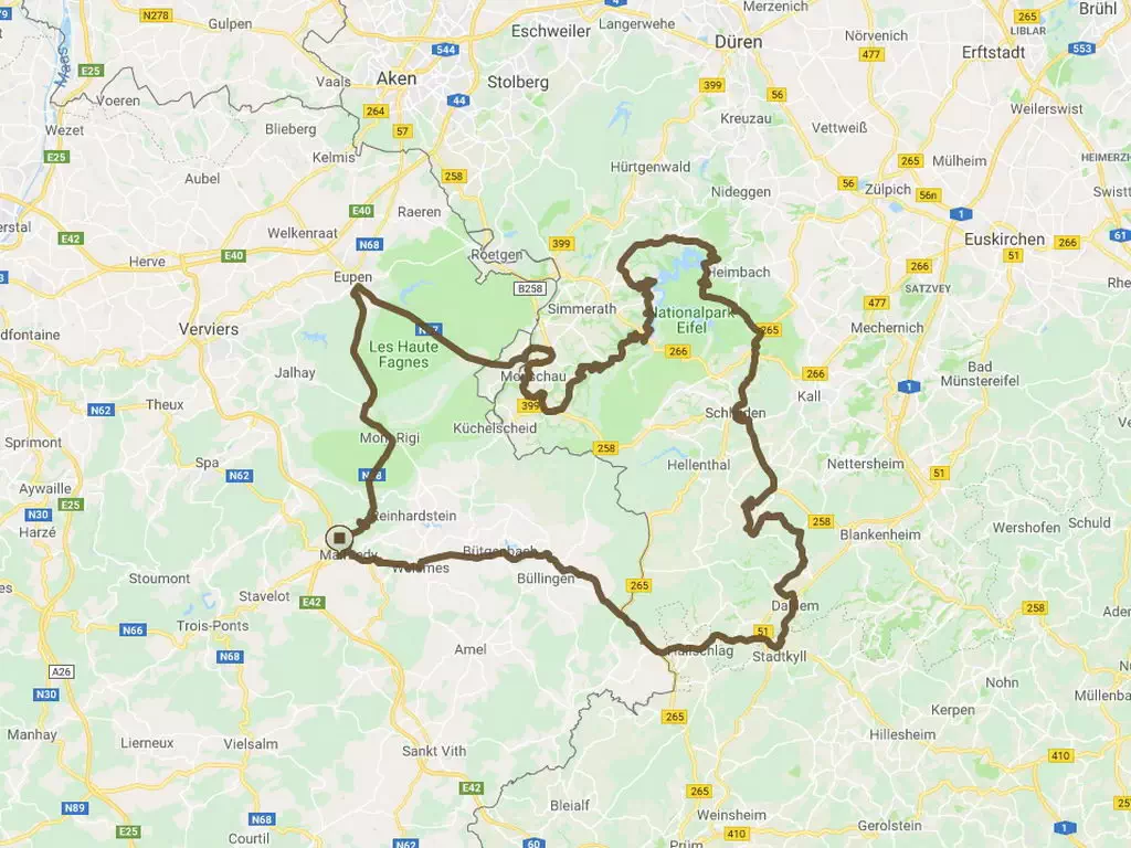 Zoeterwoussies routes Ardennen 2024