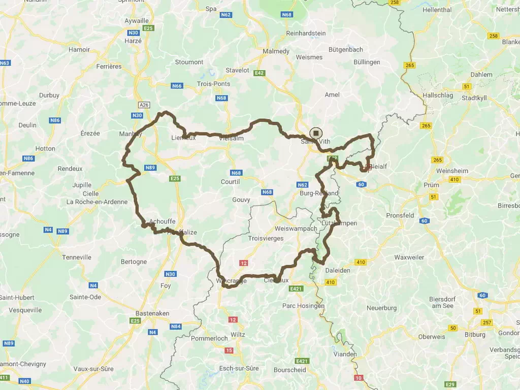 Zoeterwoussies routes Ardennen 2024